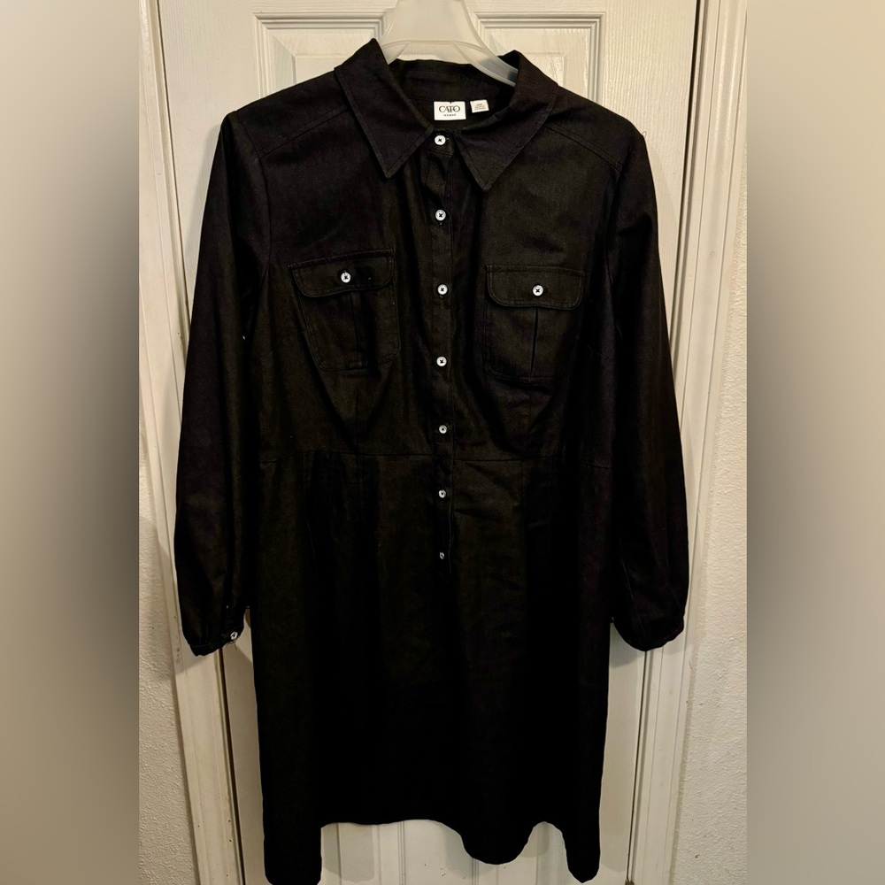 Cute Denim Stretch Dress From Cato Size 20